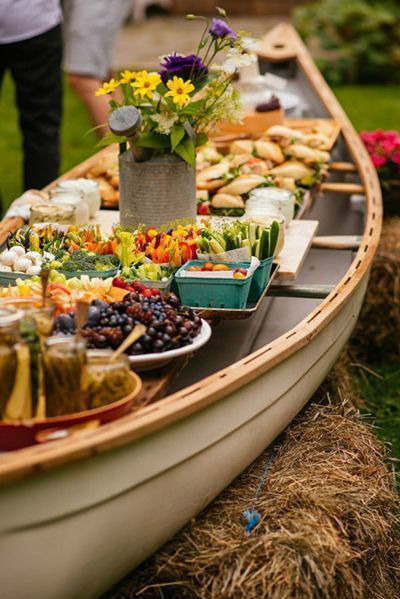 Canoe Wedding Grazing Table